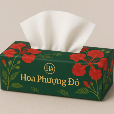 Rút gói dài Hoa Phượng Đỏ