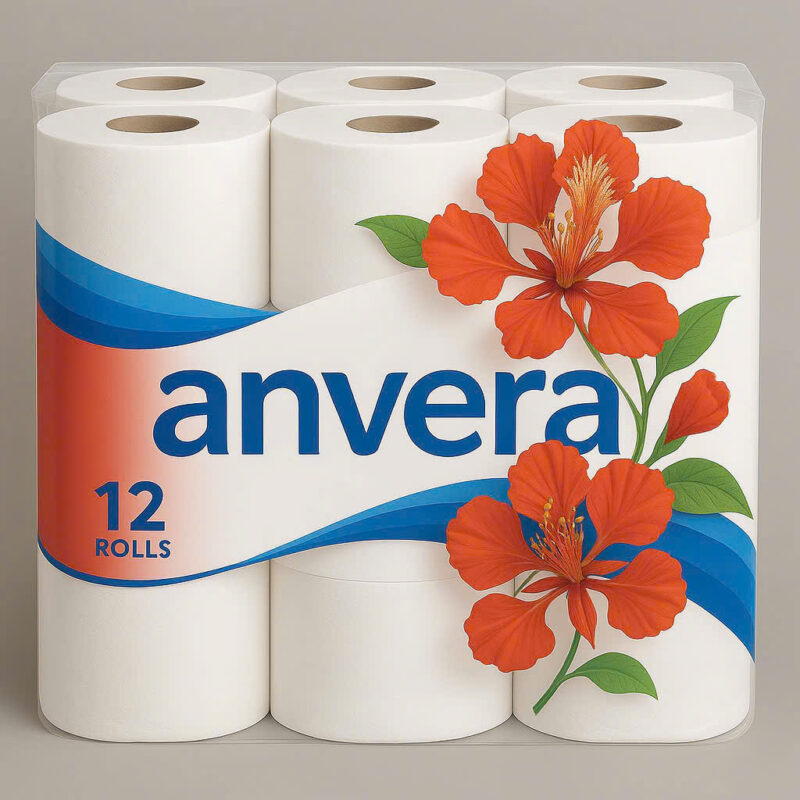 Giấy vệ sinh cuộn nhỏ Avera 12 cuộn