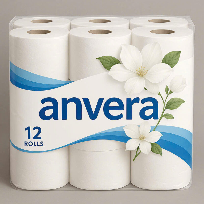 Giấy vệ sinh cuộn nhỏ Avera 12 cuộn