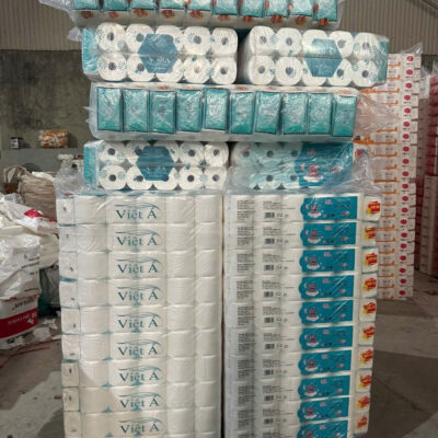 Giấy vệ sinh cuộn nhỏ Việt Á 12 cuộn 4 lớp